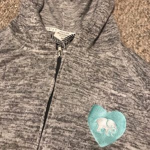 ivory ella Tops - Ivory Ella Zip Up Hoodie ivory ella Tops - Ivory Ella Zip Up Hoodie